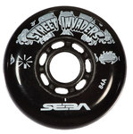 SEBA Street Invader Wheel 76mm/84A Black 4-Pack