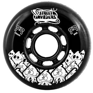 FR Street Invader Wheel 76mm/84A Black 4-Pack