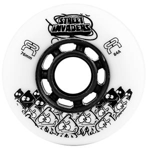 FR Street Invader Wheel 76mm/84A White 4-Pack