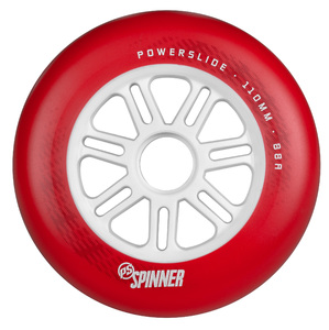 POWERSLIDE Spinner Wheels 110mm/88A Red