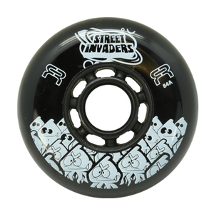 FR Street Invader Wheel 72mm/84A Black 4-Pack