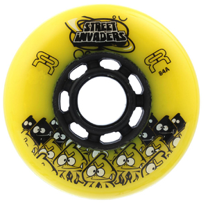 FR Street Invader Wheel 72mm/84A Yellow 4-Pack