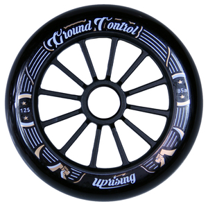 GROUNDCONTROL Tri-Skate Wheels 125mm/85A Black/Gold 3-Pack