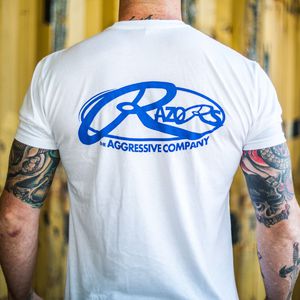 RAZORS Aggro Tee White