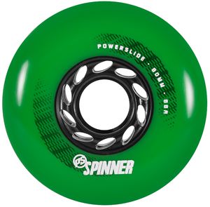 POWERSLIDE Spinner Wheels 80mm/88A Green 4-Pack