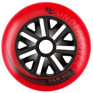 UNDERCOVER Raw Wheel Red 125mm/85A 6-Pack