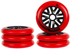 UNDERCOVER Raw Wheel Red 125mm/85A 6-Pack