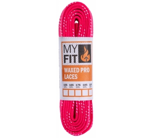 MYFIT Waxed Laces XXI pink/white