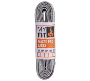 MYFIT Waxed Laces XXI grey/white