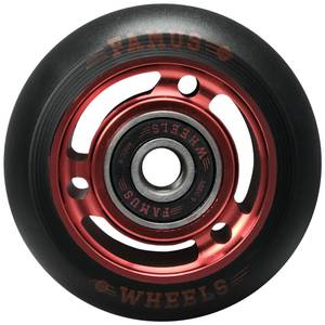 FAMUS Fast Wheel Black/Red 60mm/90A 4-Pack (incl. ABEC 9 Bearings)