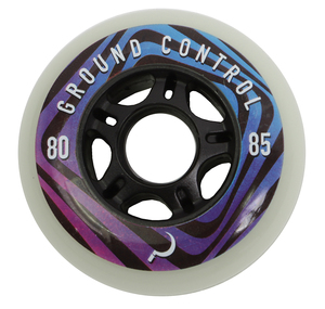 GROUNDCONTROL Glow Wheel 80mm/85A Black 4-Pack