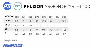 POWERSLIDE Phuzion Argon Scarlet 100