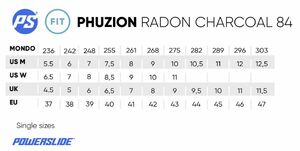 POWERSLIDE Phuzion Radon Charcoal 84