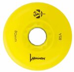 LUMNOUS LED Wheels 80mm/85A Canary 4-Pack