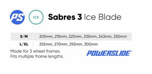 POWERSLIDE Sabres 3 Ice Blade Black