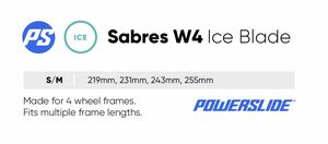 POWERSLIDE Sabres W4 Ice Blade Black